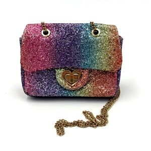 Girl’s MiBasies Multicolor Glitter Crossbody Bag